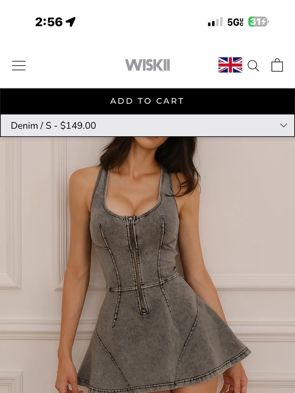 NWT WISKII Beyond Denim Dress | Size S | Taylor Swift Music Video | $149 Retail